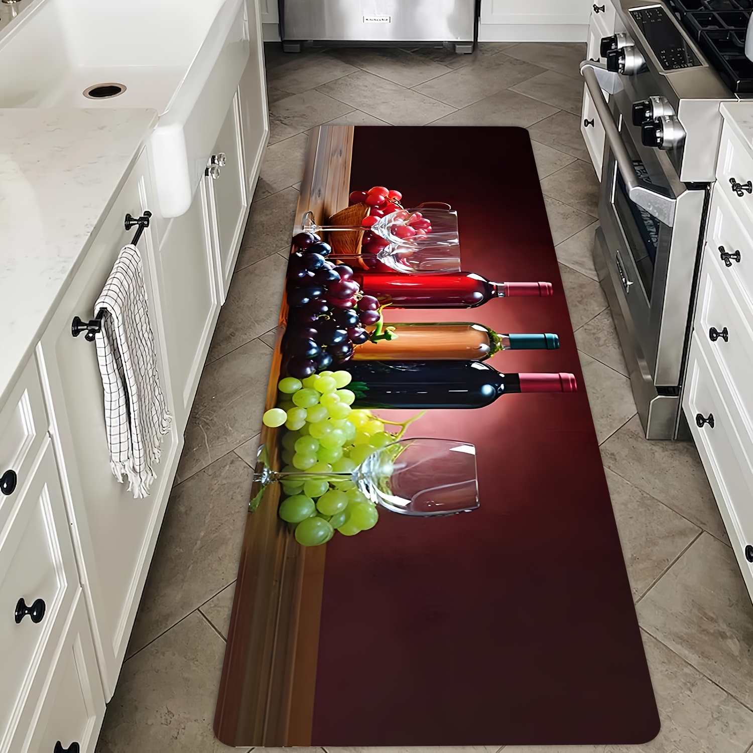 Wine Grape Print Long Runner R - огляд і ціна Commercial Printing Supplies Usa