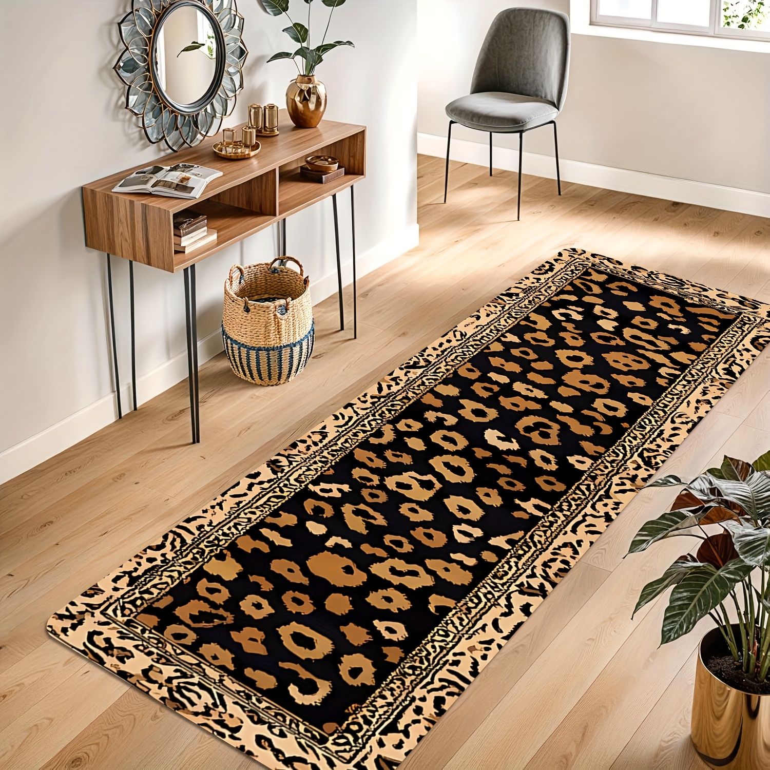 Leopard Print Border Long Runn - огляд і ціна Commercial Printing Supplies Usa
