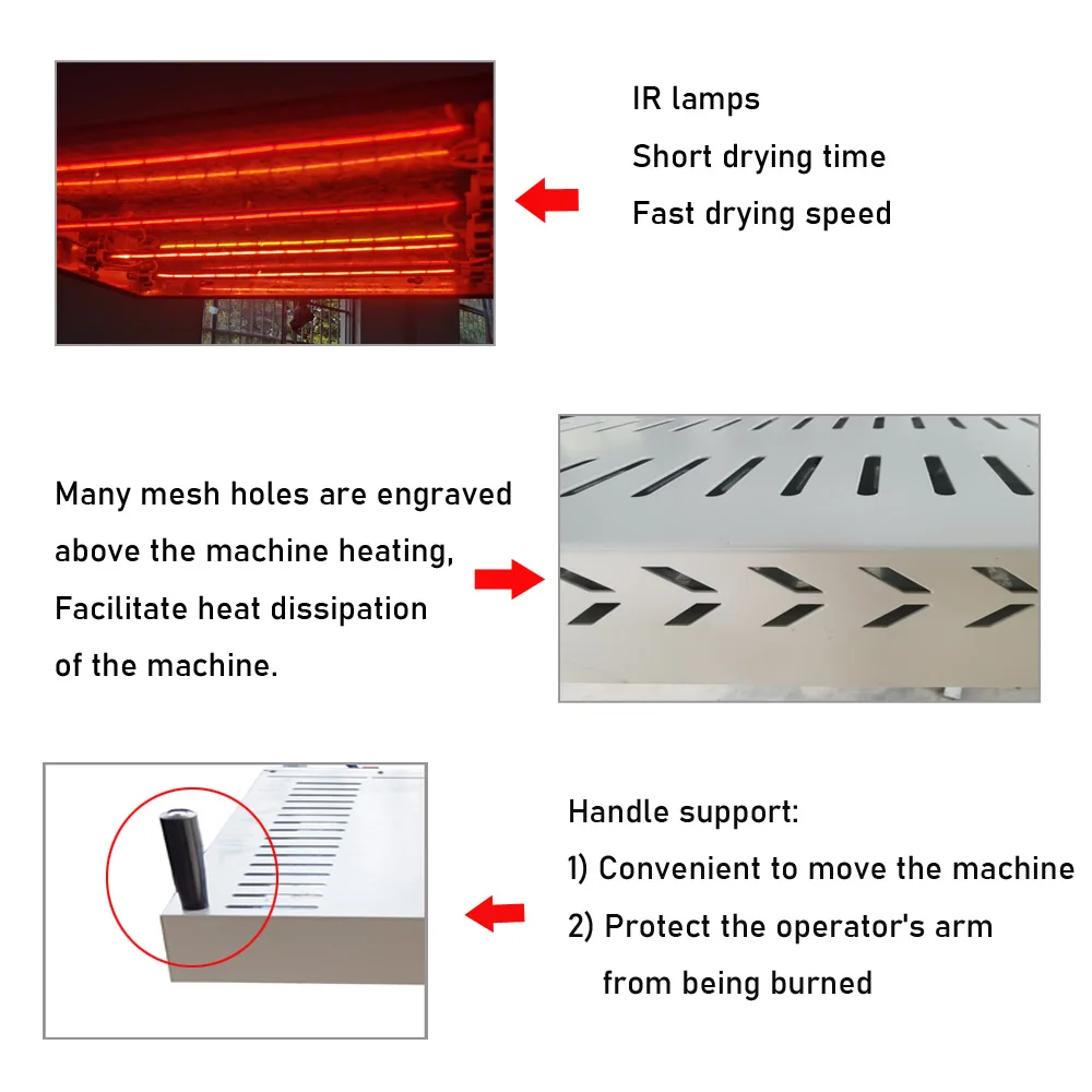 1600W Temperature Smart Contro - огляд і ціна Flash Dryer Screen Print