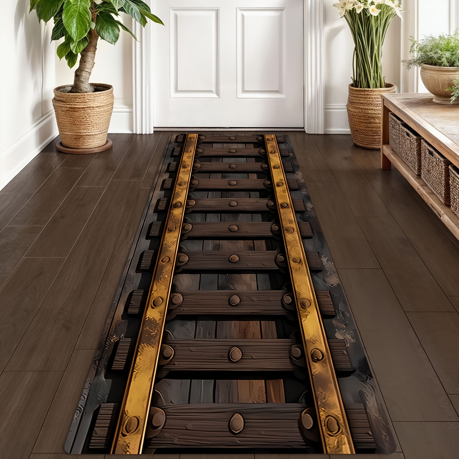 Vintage Train Track Print Long - огляд і ціна Commercial Printing Supplies Usa